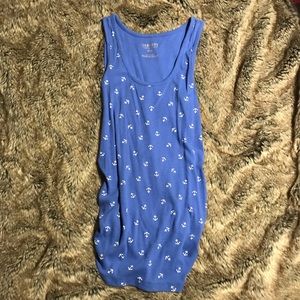 Blue Anchor Maternity Tank